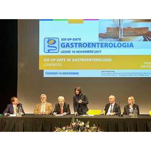 Debora Serracchiani (Presidente Regione Friuli Venezia Giulia) interviene alla giornata conclusiva del congresso dedicato alla gastroenterologia - Udine 10/11/2017
