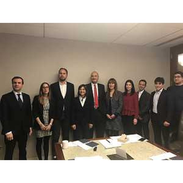 Debora Serracchiani (Presidente Regione Friuli Venezia Giulia) e Cristiano Shaurli (Assessore regionale Risorse agricole e forestali) incontrano alcuni imprenditori di origini friulane - New York 16/11/2017