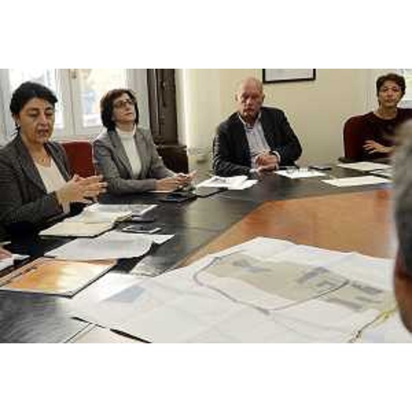 Mariagrazia Santoro (Assessore regionale Infrastrutture e Territorio) e Sara Vito (Assessore regionale Ambiente ed Energia) all'incontro sulla tutela ambientale del Lisert - Trieste 16/11/2017