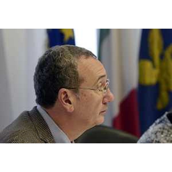 Sergio Bolzonello (Vicepresidente Regione FVG e assessore Attività produttive, Turismo e Cooperazione) durante la seduta della Giunta regionale - Trieste 17/11/2017