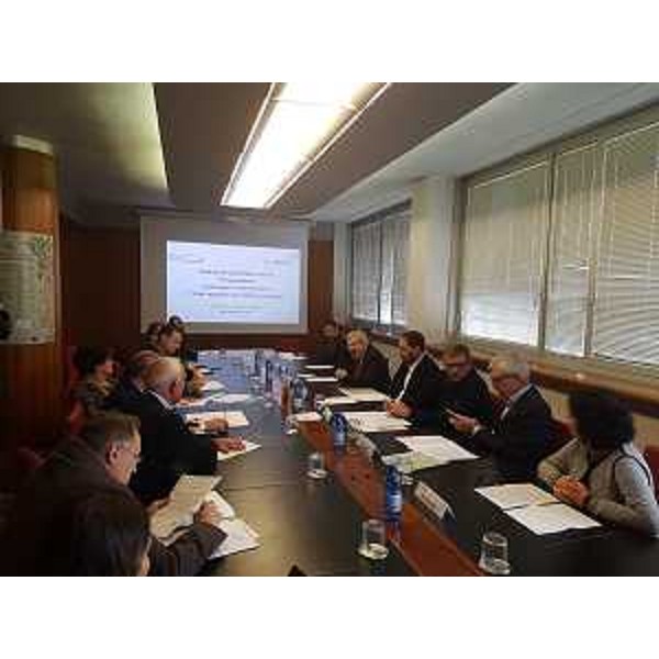 Cristiano Shaurli (Assessore regionale Risorse agricole e forestali) alla conferenza stampa di presentazione della III asta regionale del legname di pregio - Udine 24/11/2017
