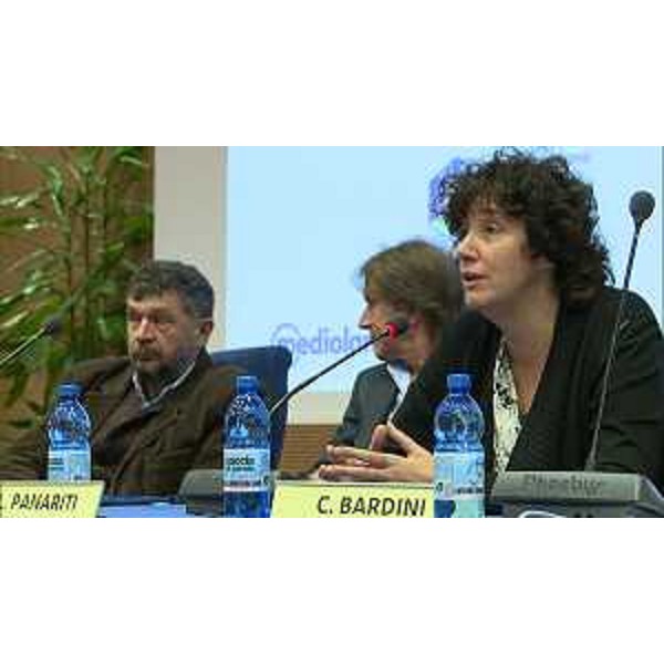 Loredana Panariti (Assessore regionale Lavoro, Formazione, Istruzione, Pari Opportunità, Politiche giovanili, Ricerca e Università) al convegno "Formazione e sport. La gestione del giovane atleta di alto profilo" - Udine 24/11/2017