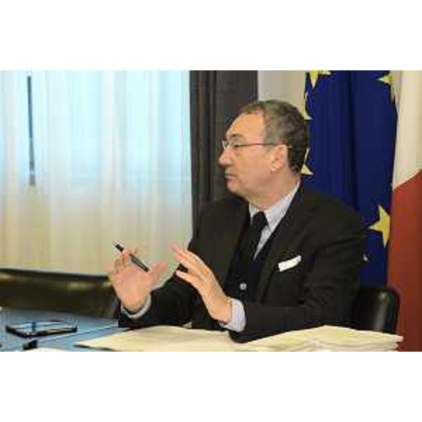 Sergio Bolzonello (Vicepresidente Regione FVG e assessore Attività produttive, Turismo e Cooperazione) durante la seduta di Giunta regionale - Udine 01/12/2017