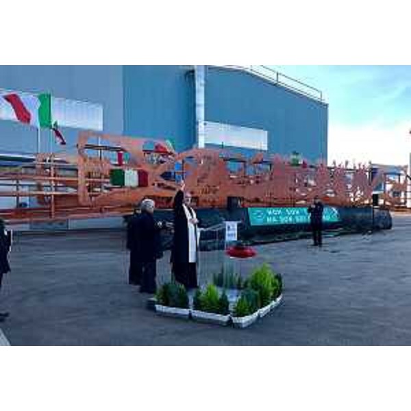 Giuseppe Pellegrini (Vescovo Concordia Pordenone) alla cerimonia di benedizione del Ponte degli Alpini dellAmicizia - Pordenone 02/12/2017