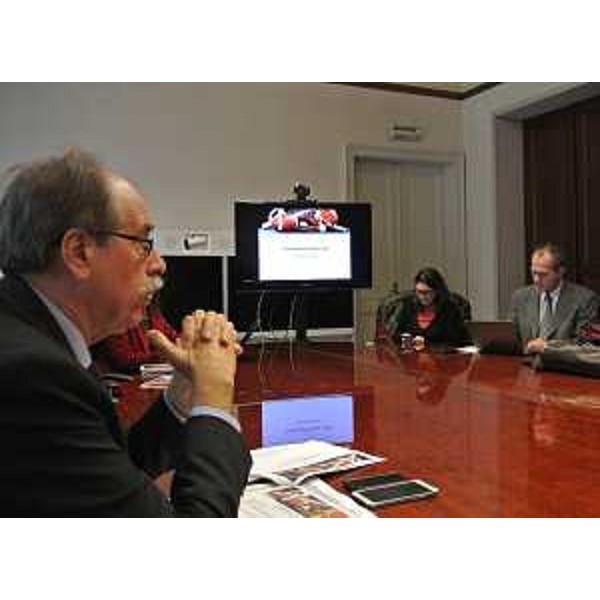 Gianni Torrenti (Assessore regionale Cultura, Sport e Solidarietà) presenta i provvedimenti di finanziamento allo sport - Trieste 04/12/2017