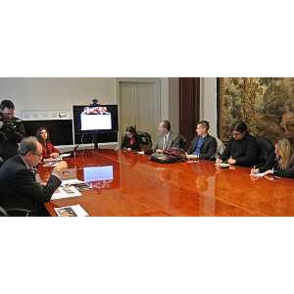 Gianni Torrenti (Assessore regionale Cultura, Sport e Solidarietà) presenta i provvedimenti di finanziamento allo sport - Trieste 04/12/2017
