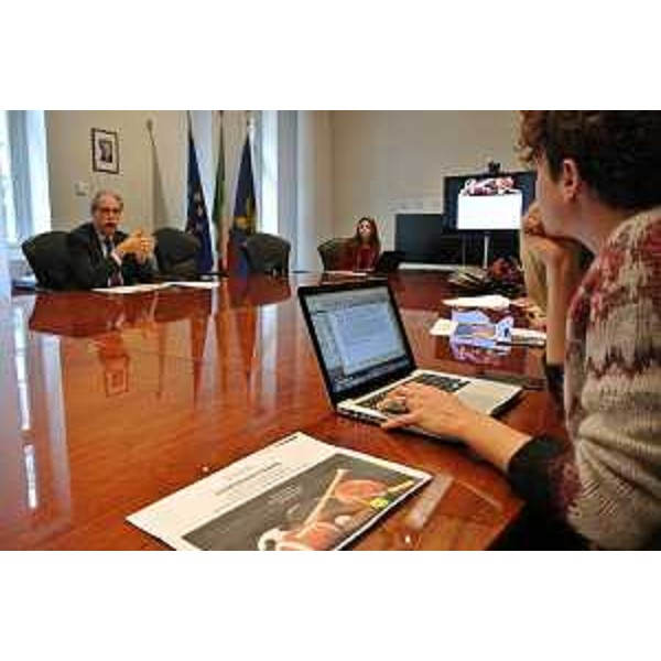 Gianni Torrenti (Assessore regionale Cultura, Sport e Solidarietà) presenta i provvedimenti di finanziamento allo sport - Trieste 04/12/2017