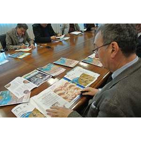 Sergio Bolzonello (Vicepresidente Regione FVG e assessore Attività produttive, Turismo e Cooperazione) alla presentazione del programma di "Natale d'a...mare" - Udine 05/12/2017