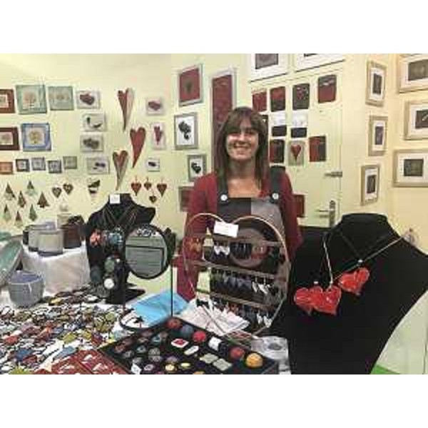 Catia Clinaz nello stand del FVG ad Artigiano in fiera - Milano 07/12/2017