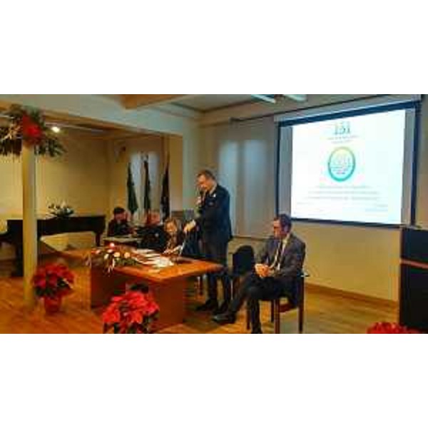 Sergio Bolzonello (Vicepresidente Regione FVG e assessore Attività produttive, Turismo e Cooperazione) alla cerimonia di apertura del 151° anno di attività della Società Operaia di Mutuo Soccorso e Istruzione (SOMSI) - Pordenone 08/12/2017