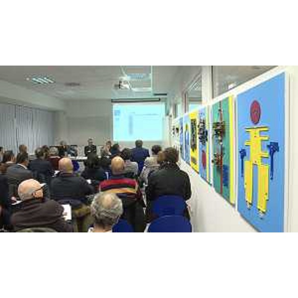 Sergio Bolzonello (Vicepresidente Regione FVG e assessore Attività produttive, Turismo e Cooperazione) alla presentazione delle attività dell'Agenzia Investimenti FVG - Pordenone 11/12/2017