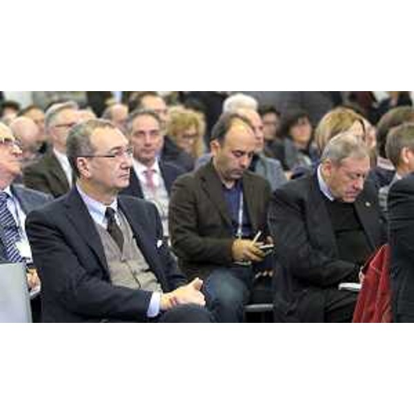 Sergio Bolzonello (Vicepresidente Regione FVG e assessore Attività produttive, Turismo e Cooperazione) all'inaugurazione della prima edizione di Rive - Pordenone 12/12/2017 (Foto Pordenone Fiere)