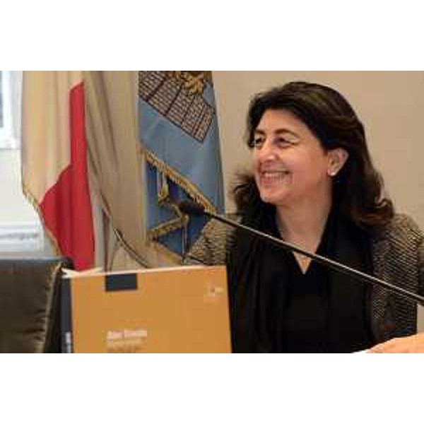 Mariagrazia Santoro (Assessore regionale Infrastrutture e Territorio) alla presentazione del bilancio sociale 2016 dell'Azienda territoriale per l'edilizia residenziale (ATER) di Trieste - Trieste 12/12/2017