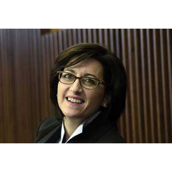 Sara Vito (Assessore regionale Ambiente ed Energia) nell'aula del Consiglio regionale - Trieste 14/12/2017