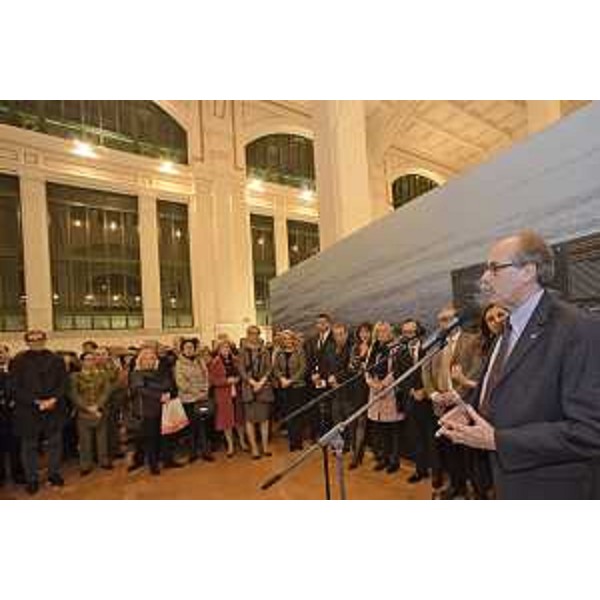 Gianni Torrenti (Assessore regionale Cultura, Sport e Solidarietà) interviene all'inaugurazione della mostra "Nel mare dell'intimità. L'Archeologia subacquea racconta l'Adriatico" - Trieste 16/12/2017