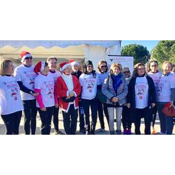 Maria Sandra Telesca (Assessore regionale Salute, Integrazione socio-sanitaria, Politiche sociali e Famiglia) alla partenza della camminata "CamminAndos insieme" - Udine 17/12/2017