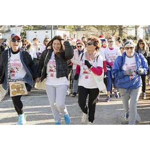 Partenza della camminata "CamminAndos insieme" - Udine 17/12/2017 (Foto Bressanutti)