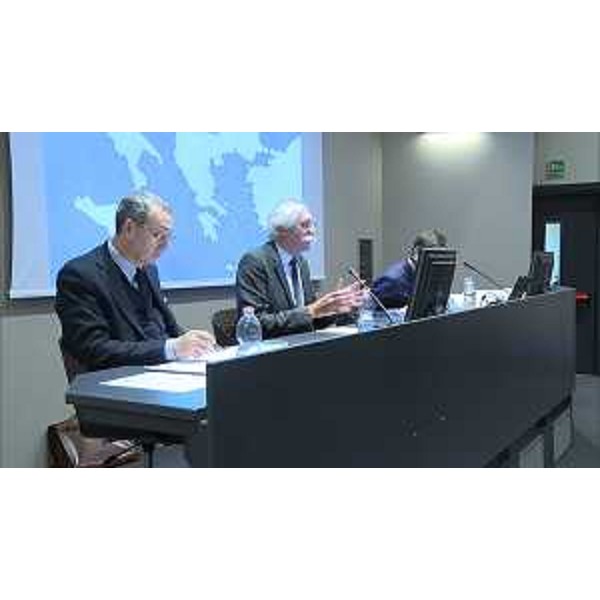 Sergio Bolzonello (Vicepresidente Regione FVG e assessore Attività produttive, Turismo e Cooperazione) al convegno "Noi e i Balcani Occidentali: lo spirito di Trieste alla prova dei fatti" - Trieste 18/12/2017