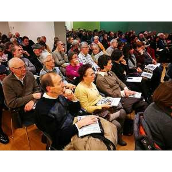 Pubblico presente a villa di Toppo Florio alla presentazione della rivista "Tiere Furlane" - Buttrio 21/12/2017