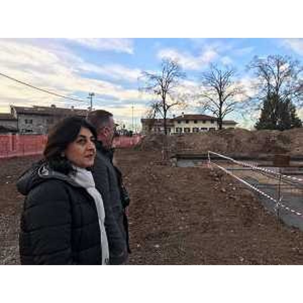 Mariagrazia Santoro (Assessore regionale Infrastrutture e Territorio) e Roberto Trentin (Sindaco Premariacco) - Premariacco 22/12/2017