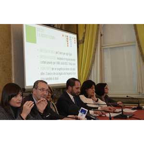 Debora Serracchiani (Presidente Regione Friuli Venezia Giulia) nel corso della conferenza stampa di fine anno - Trieste 22/12/2017