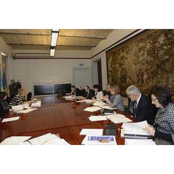Riunione della Giunta del FVG presieduta da Debora Serracchiani (Presidente Regione Friuli Venezia Giulia) - Trieste 28/12/2017