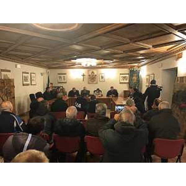 Incontro tra la Giunta comunale di Sappada, i presidenti della Regione e del Consiglio regionale, l'assessore FVG alle Autonomie locali e i vertici della Protezione civile - Sappada 05/01/2018