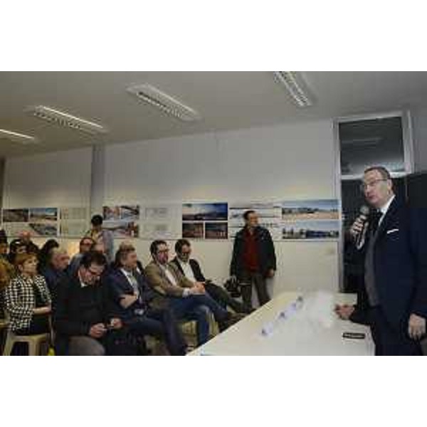 Intervento del vicepresidente della Regione, Sergio Bolzonello, alla presentazione del nuovo progetto preliminare del polo termale di Grado 