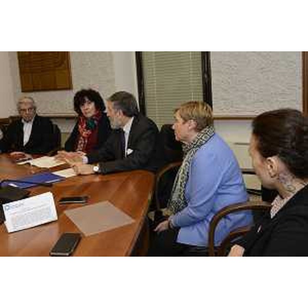 Loredana Panariti (Assessore regionale al Lavoro e alla Formazione) all'incontro Fvg-CIDA (Confederazione Italiana Dirigenti e Alte Professionalità) per alternanza scuola-lavoro