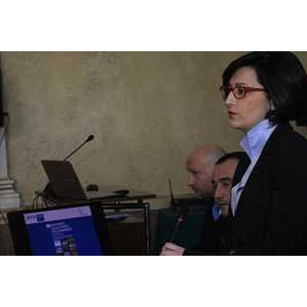 Sara Vito (assessore regionale all'Ambiente ed Energia) illustra il Rapporto sullo stato dell'ambiente FVG 2018 - Trieste 13/03/2018