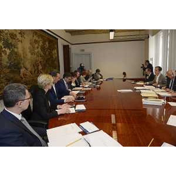 La prima seduta della nuova Giunta regionale del Friuli Venezia Giulia - Trieste 24/05/2018