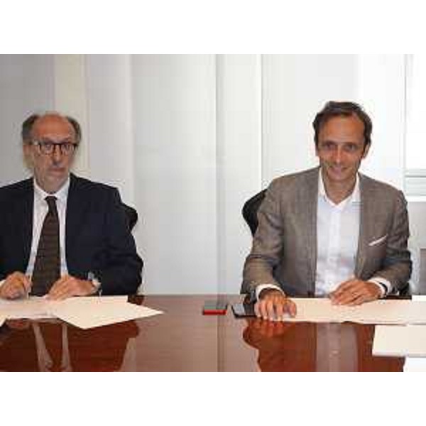 Prima riunione nuova Giunta Regione FVG da destra: Massimiliano Fedriga (Presidente Regione FVG, Assessore Affari internazionali e Montagna. Commissario straordinario Ferriera, Dissesto idrogeologico e Terza corsia A4), Riccardo Riccardi (Vicepresidente Regione FVG, Assessore Salute, Politiche sociali, Disabilità e Protezione civile) - Trieste 24/05/2018 