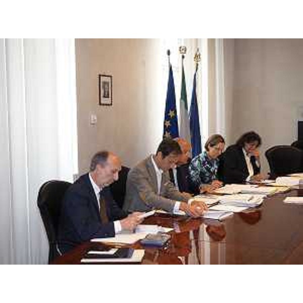 Il Presidente Massimiliano Fedriga presiede la prima riunione della nuova Giunta Regione FVG - Trieste 24/05/2018