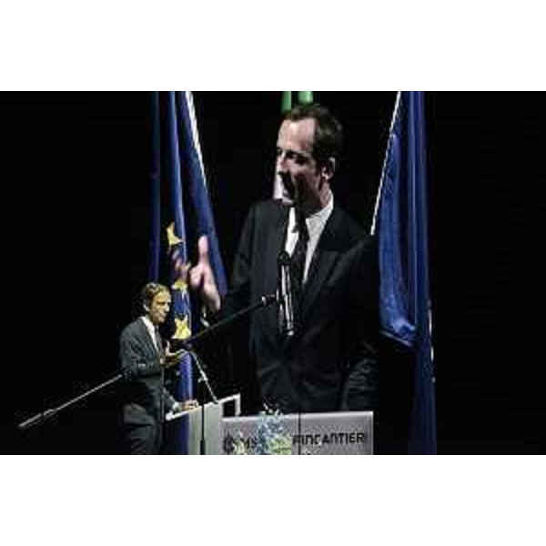 Massimiliano Fedriga (Presidente Regione Friuli Venezia Giulia) interviene alla cerimonia di consegna della nave da crociera Msc Seaview - Monfalcone 04/06/2018
