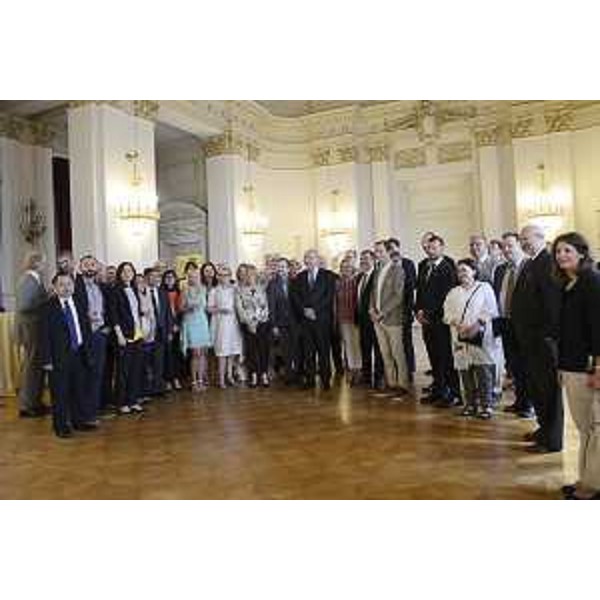 Foto di gruppo al summit degli ambasciatori Osce – Trieste 08/06/2018
