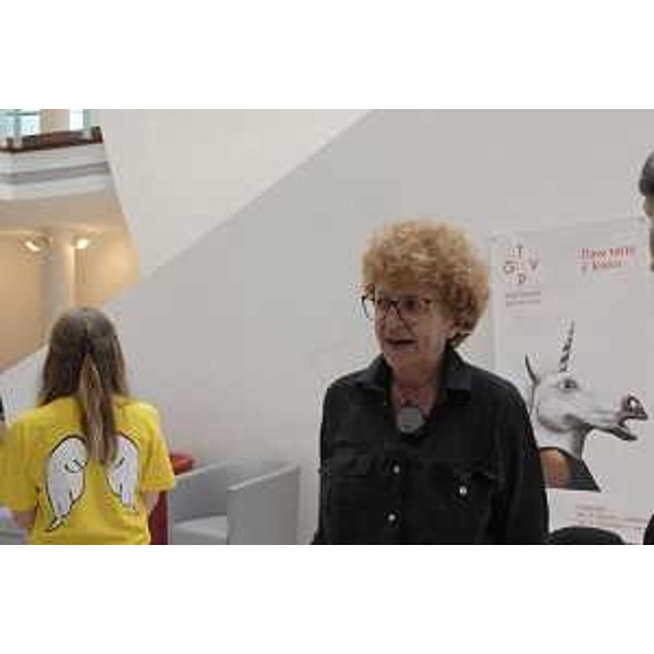L'assessore regionale alla Cultura, Tiziana Gibelli, interviene all'apertura di Pordenonelegge 