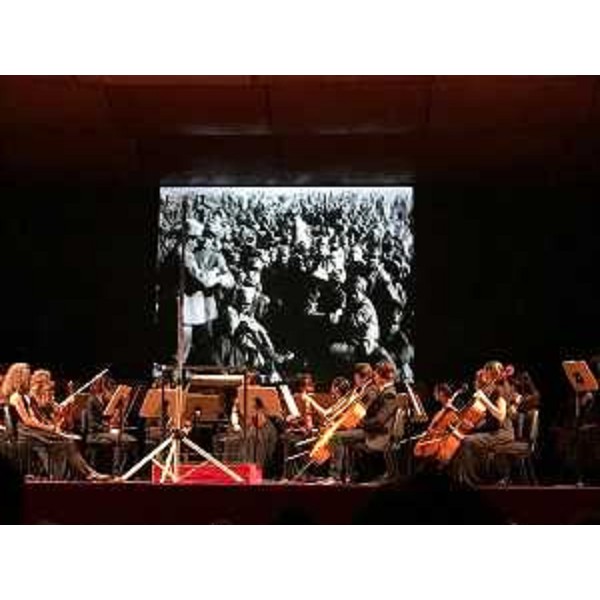 Un'immagine del concerto Trieste 1918-2018 al Teatro Verdi del Capoluogo giuliano