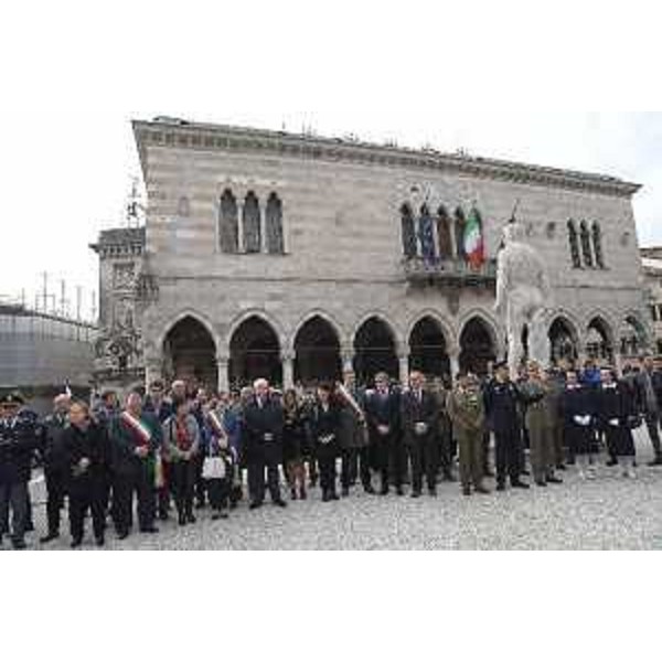 La cerimonia per il centenario della liberazione del Capoluogo friulano dall'occupazione austro-tedesca