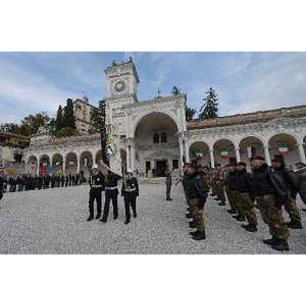 La cerimonia per il centenario della liberazione del Capoluogo friulano dall'occupazione austro-tedesca