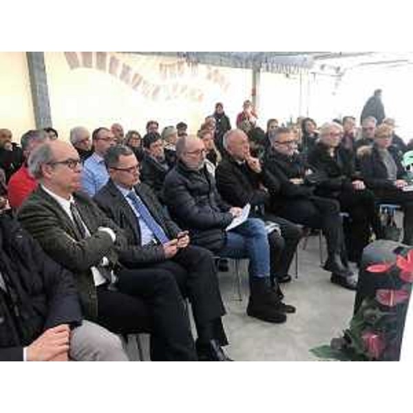 La platea dei presenti alla cerimonia di presentazione del centro provinciale di documentazione e formazione sull'agricoltura sociale