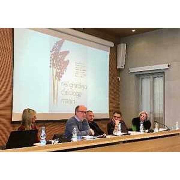 Il vicegovernatore della Regione, Riccardo Riccardi, durante l'inaugurazione della decima edizione di "Nel giardino del Doge Manin" a Villa Manin di Passariano