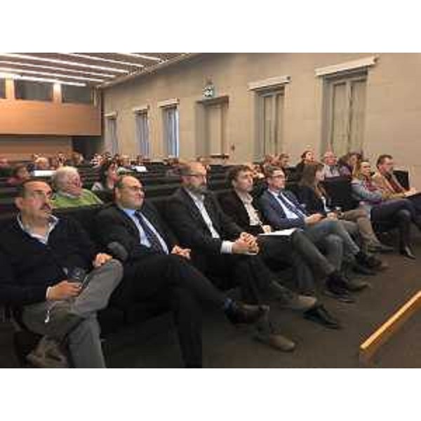 L'assessore regionale alle Risorse agricole e forestali, Stefano Zannier, al convegno organizzato da Ersa a Villa Manin sulle piante officinali