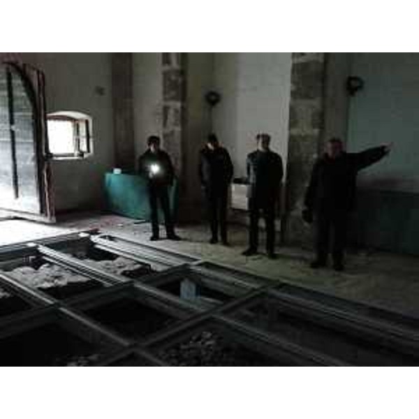 Il sopralluogo nella chiesa di San Martino