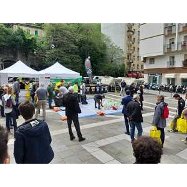 l'assessore regionale all'Ambiente interviene alla manifestazione Rifiuti in Piazza, organizzata dai gestori della raccolta differenziata del Friuli Venezia Giulia con la collaborazione della stessa Regione e dei Comuni – Trieste 22 maggio 2019