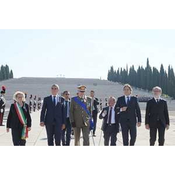 La cerimonia al Sacrario di Redipuglia per la Festa della Repubblica