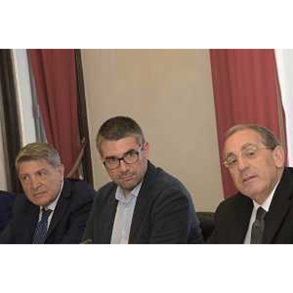 L'assessore regionale alla Sicurezza, Pierpaolo Roberti, interviene alla presentazione del Protocollo d'intesa tra Regione e Ministero per il rimpatrio volontario assistito dei migranti