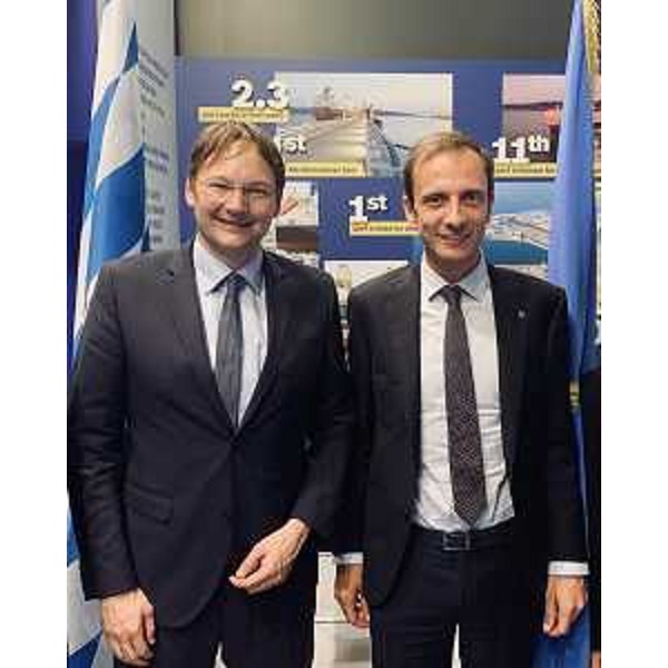 Il governatore della Regione FVG Massimiliano Fedriga con il ministro ai Trasporti del Land bavarese, Hans Reichhart