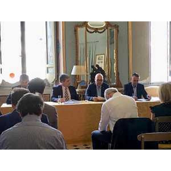 L’assessore alla Funzione pubblica, semplificazione e sistemi informativi del Friuli Venezia Giulia e coordinatore della Commissione agenda digitale della Conferenza delle Regioni e delle Province autonome, Sebastiano Callari, durante la riunione del Centro interregionale per i sistemi informatici, geografici e statistici (Cisis).