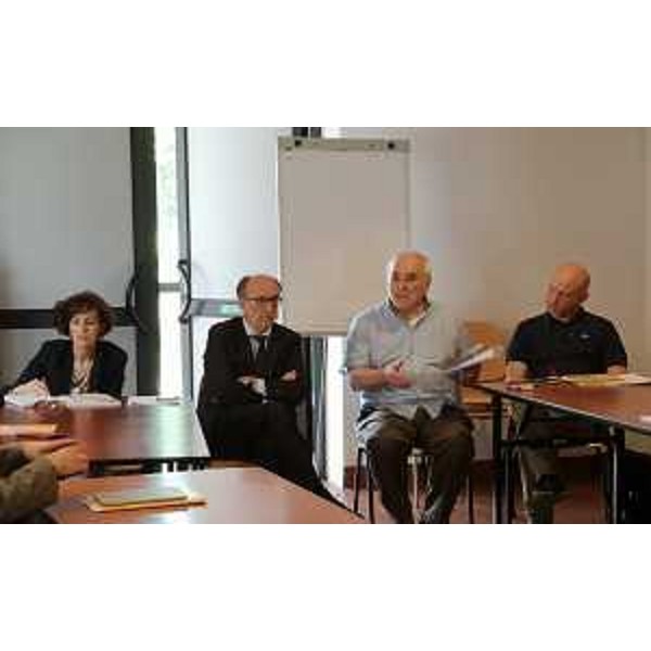 Il vicegovernatore della Regione FVG con delega alla Salute, Riccardo Riccardi, interviene al centro Balducci di Zugliano in occasione del primo seminario di confronto sul Terzo Settore 