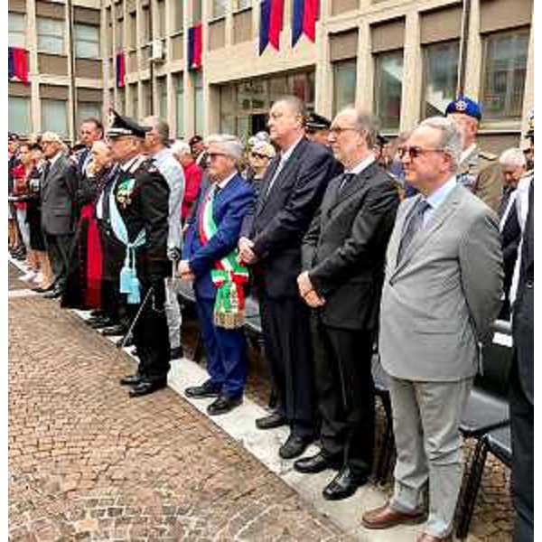 Il vicegovernatore del Friuli Venezia Giulia, Riccardo Riccardi, alla cerimonia per il 205° anniversario della fondazione dell'Arma dei Carabinieri il vicegovernatore del Friuli Venezia Giulia.